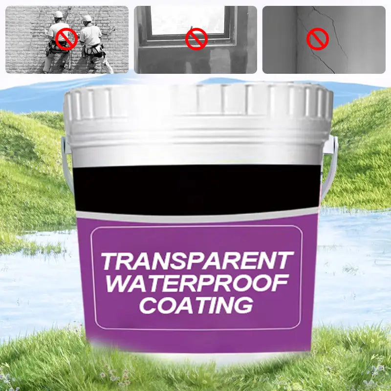 Transparent Waterproof Sealant for Cracks and Gaps with Mold Resistant Formula, 300g Tube