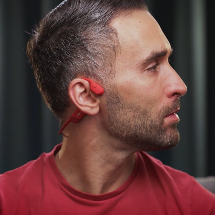 Bone Conduction Headphones with Open Ear Design and Wireless Bluetooth, Sweat Resistant