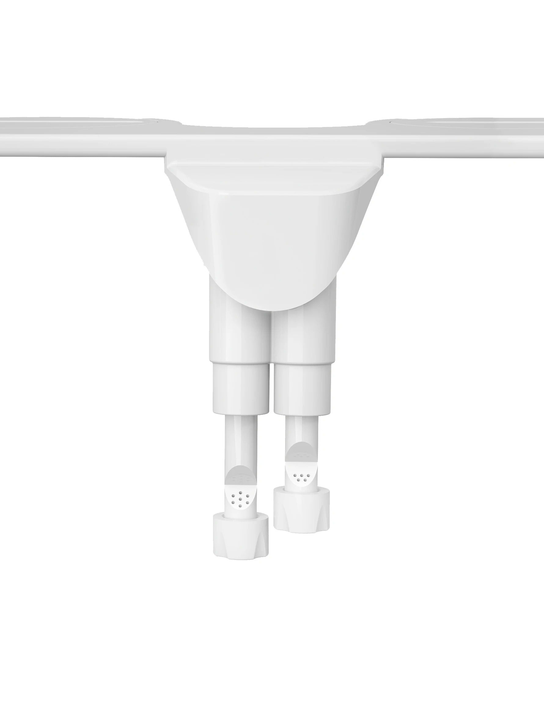 Dual Nozzle Bidet Attachment with Adjustable Pressure and Self Cleaning