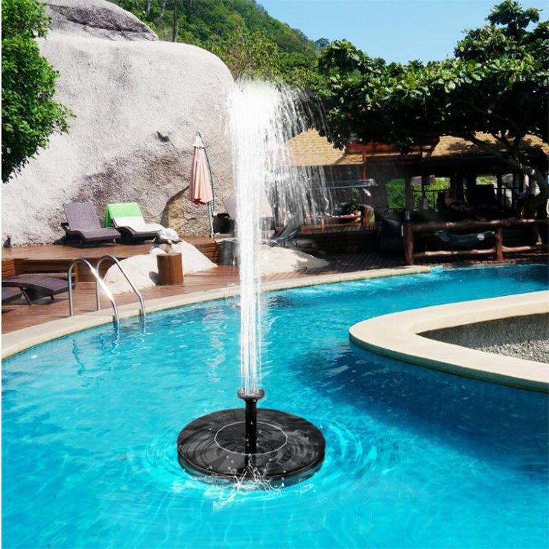 Floating Solar Fountain Pump with Multiple Spray Heads and Cordless Operation