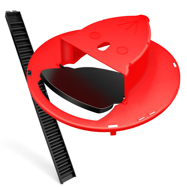 Humane Bucket Trap with Auto Reset Flip Platform and Climbing Ladders