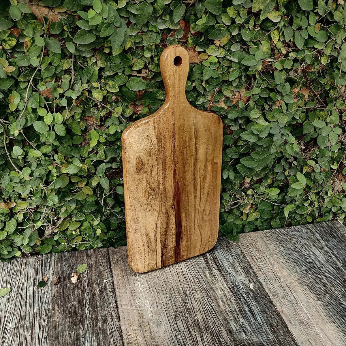 Rustic Grain Acacia Wood Cutting Board Natural Finish 1-Piece, Kitchen Accessories