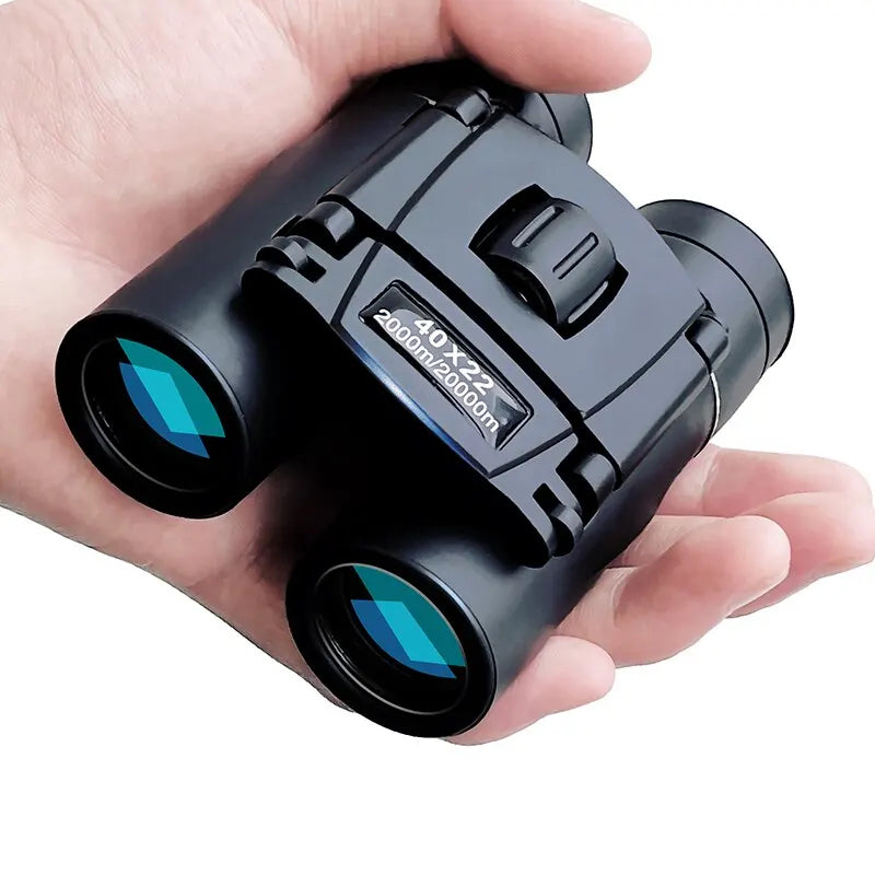 Compact Binoculars with 8x Magnification and 2000 Meter Range, Foldable Design