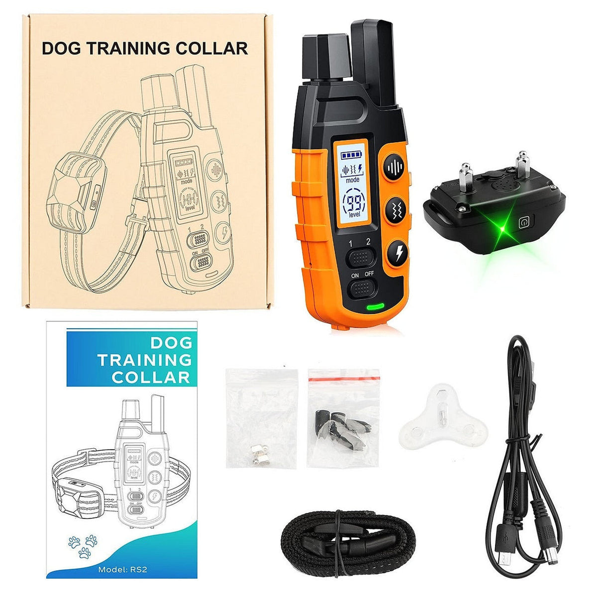 Remote Dog Training Collar with Three Modes and Half Mile Range, IPX7 Waterproof