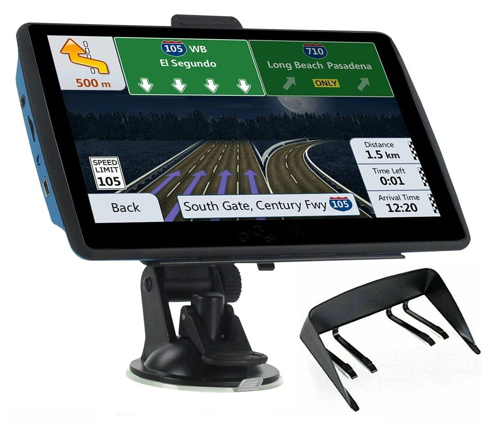 GPS Navigation System with 7-Inch Touchscreen and Voice Guidance for Cars, Trucks, RVs