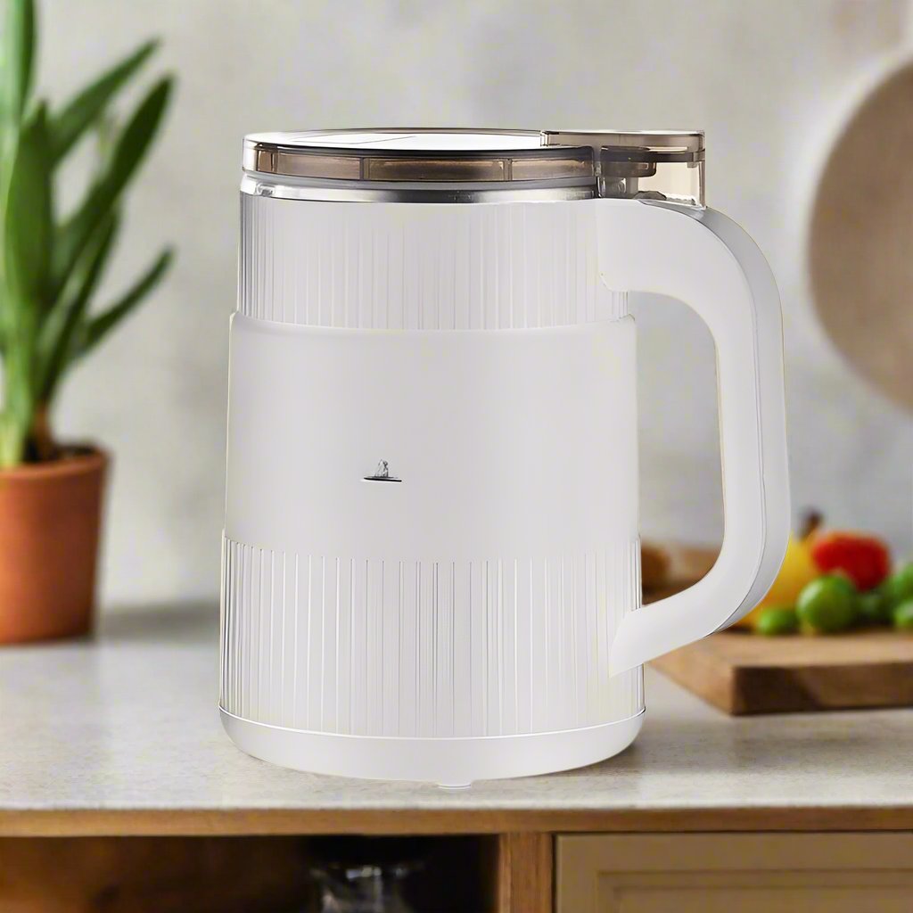 Electric Grain Mill with Hardened Steel Blades and Whole Grain Processing