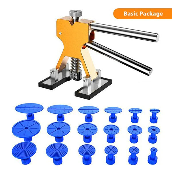 Dent Puller Tool with Silicone Base Protection and 18 Glue Tabs