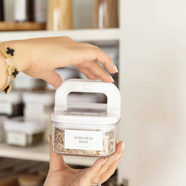 Clear Airtight Food Storage Container Set Stackable 12-Piece with Flip Lids, Kitchen Accessories