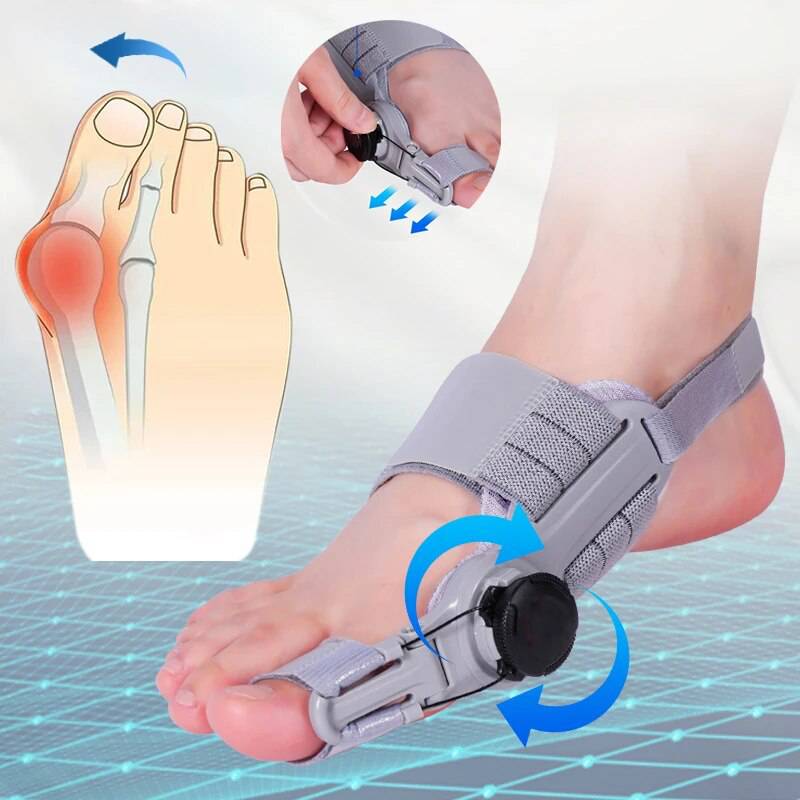 Adjustable Toe Spacer with Hinge Joint and Silicone Cushioning, Universal Fit