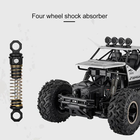 4WD Remote Control Truck with Dual Motors and Two Rechargeable Batteries