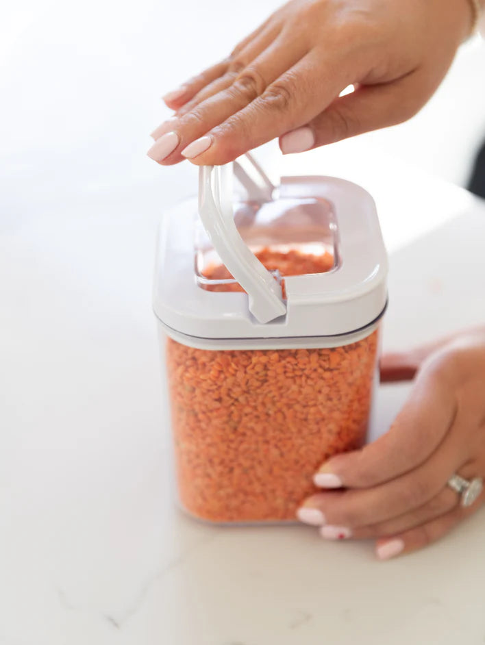 Clear Airtight Food Storage Container Set Stackable 12-Piece with Flip Lids, Kitchen Accessories