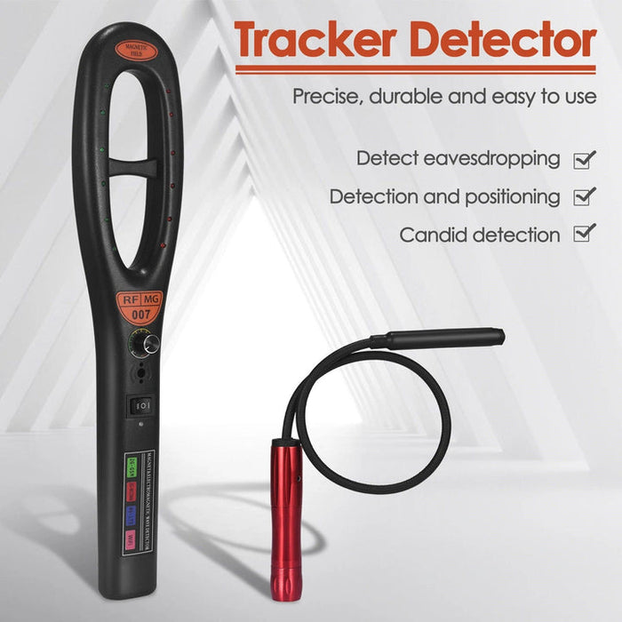 Hidden Camera and GPS Tracker Detector with Detection Tubing and Extended Range