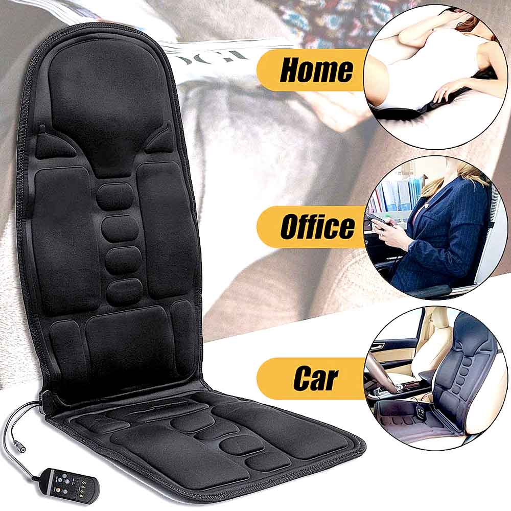 Massage Chair Pad with Heat Therapy and Eight Massage Modes for Car and Home