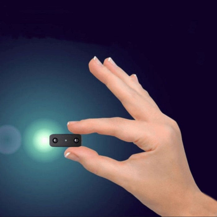Compact HD Security Camera with Motion Detection and Night Vision