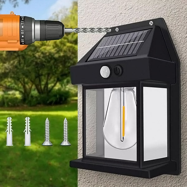 Motion Activated Solar Pathway Light with Warm White LED and Weatherproof Design
