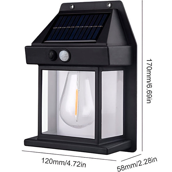 Motion Activated Solar Pathway Light with Warm White LED and Weatherproof Design