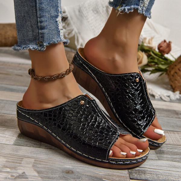 Women's Orthopedic Sandals with Heat Mouldable Footbed and Arch Support