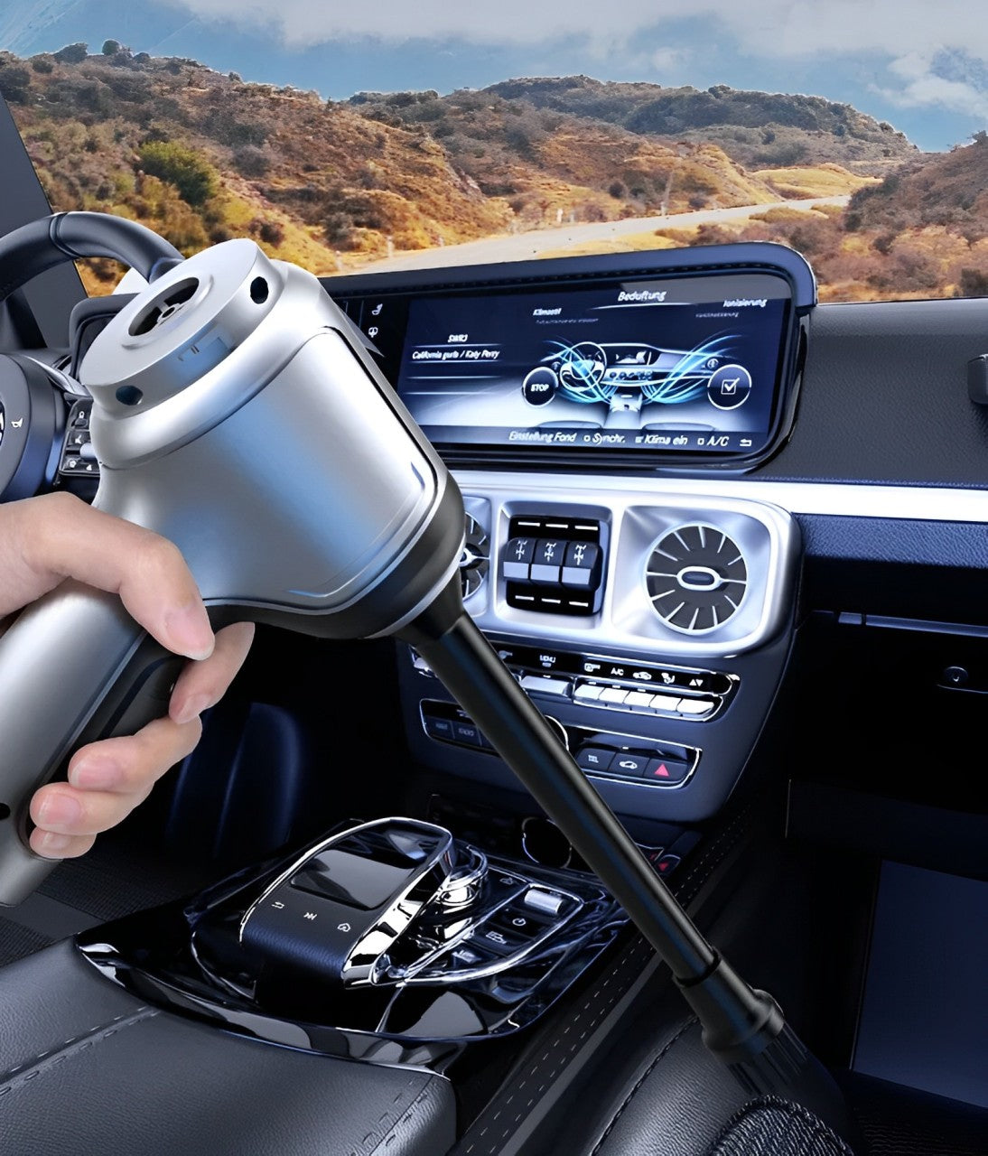Cordless Handheld Vacuum with 95000Pa Suction and Six Accessories