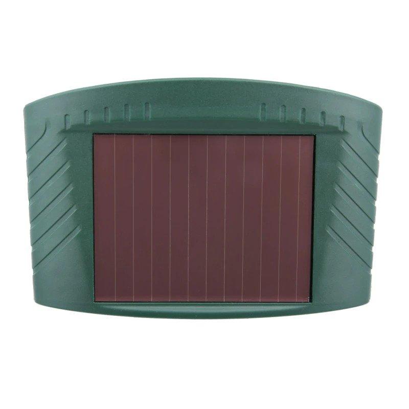 Motion-Activated Rabbit Deterrent with Ultrasonic Sound and Flashing Light, Solar Powered