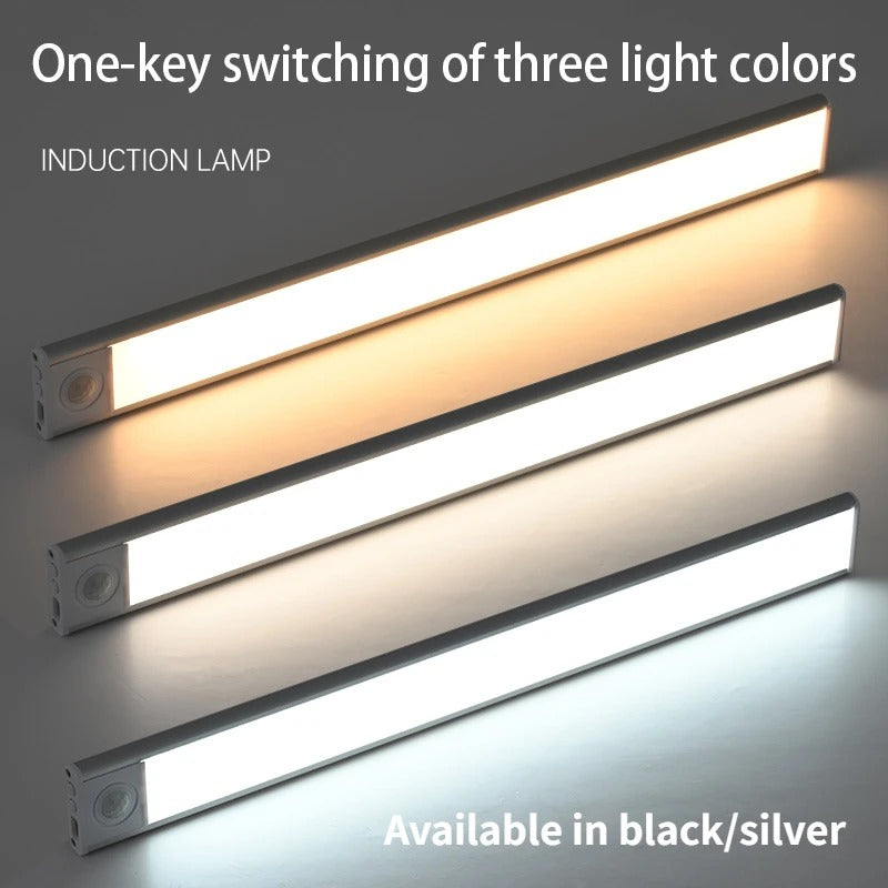 Motion Activated Cabinet Light with Adjustable Color Temperature and Magnetic Installation
