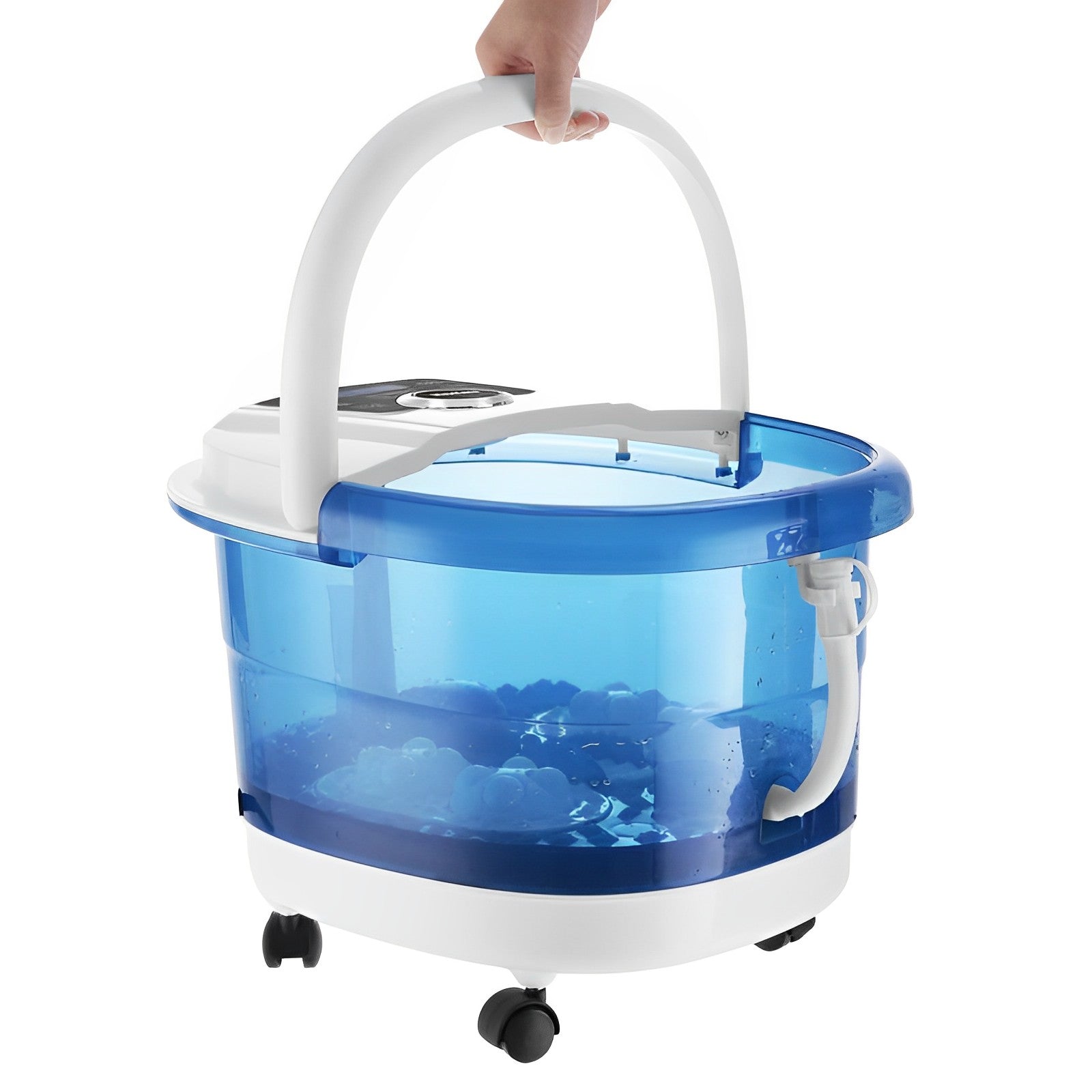 Heated Foot Bath Spa with Motorized Rollers and Oxygen Bubbles