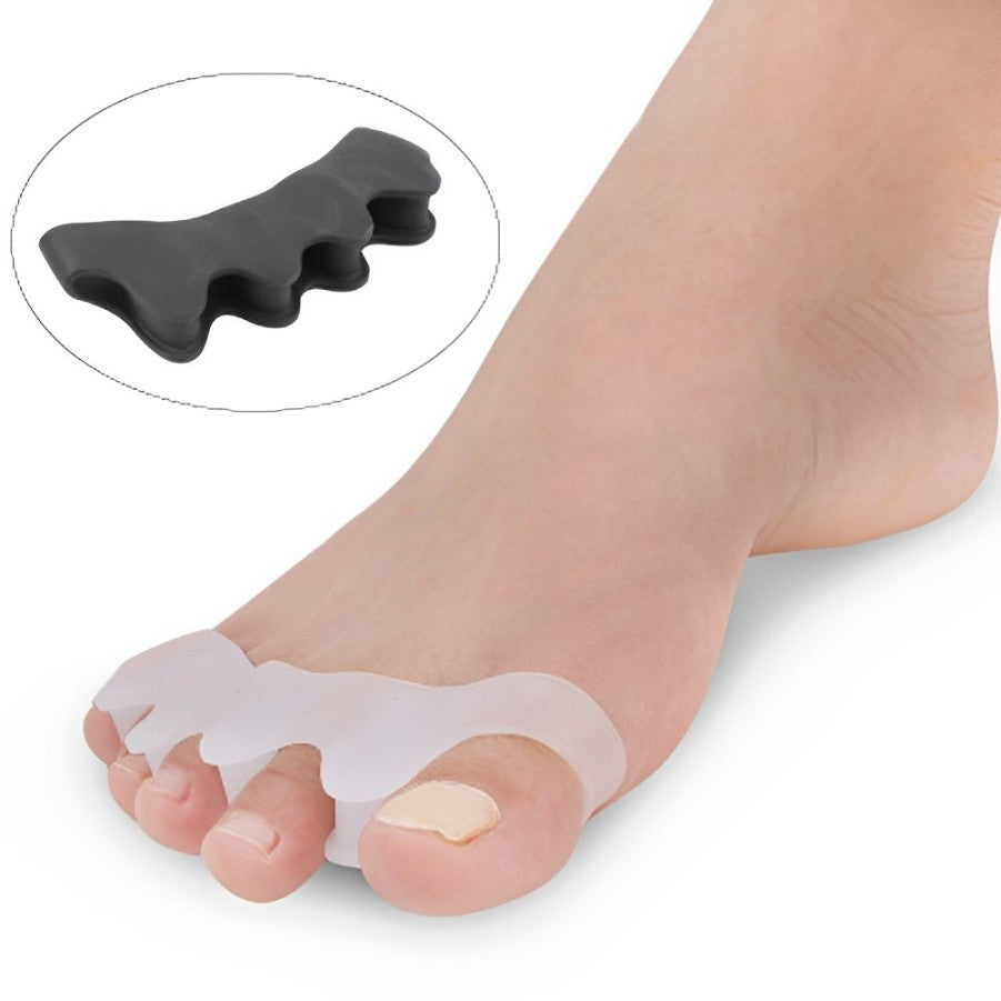 Silicone Toe Splint with Arch Support and Toe Separators for Hammer Toe Relief