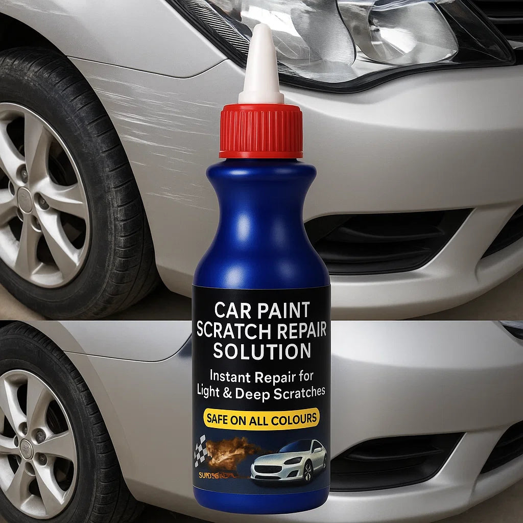 Car Scratch Remover with Foam Buffer Pad and Hand or Machine Application, 100g