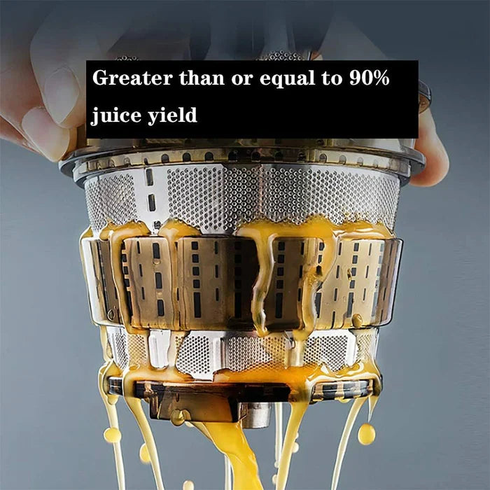 Automatic Cold Press Juicer with 90mm Wide Chute and Screw Shaft Extraction