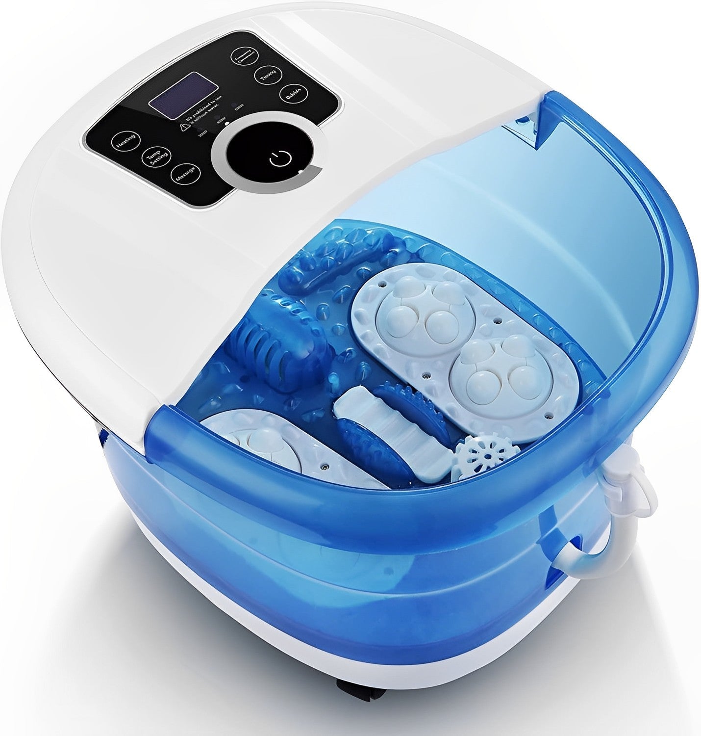 Heated Foot Bath Spa with Motorized Rollers and Oxygen Bubbles