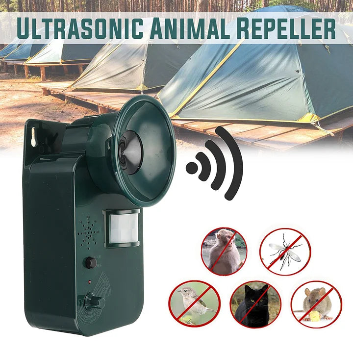 Ultrasonic Pest Repeller with Motion Sensor and Adjustable Frequency for 5000 Square Feet
