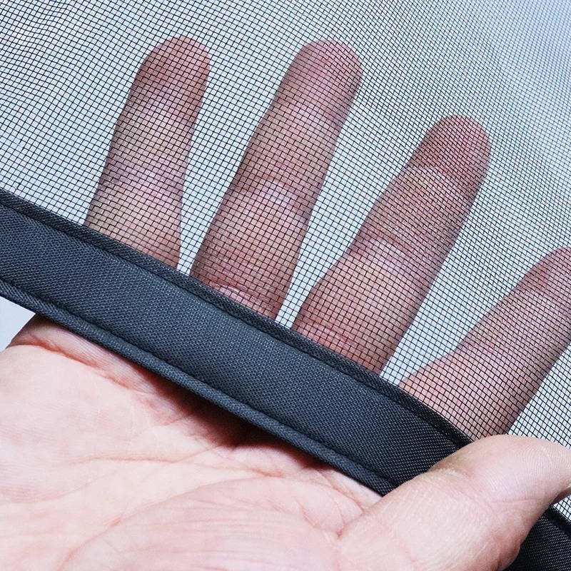 Magnetic Screen Door with Auto-Close Panels and Insect Mesh, Custom Fit