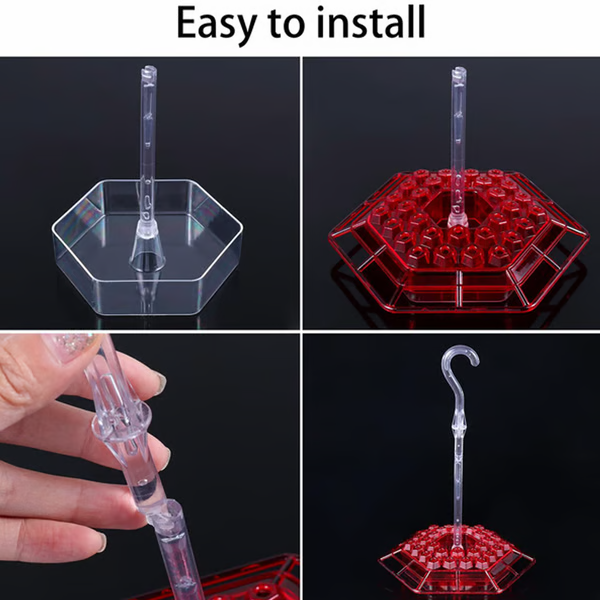 Hummingbird Feeder with Ant Moat and 30 Feeding Ports