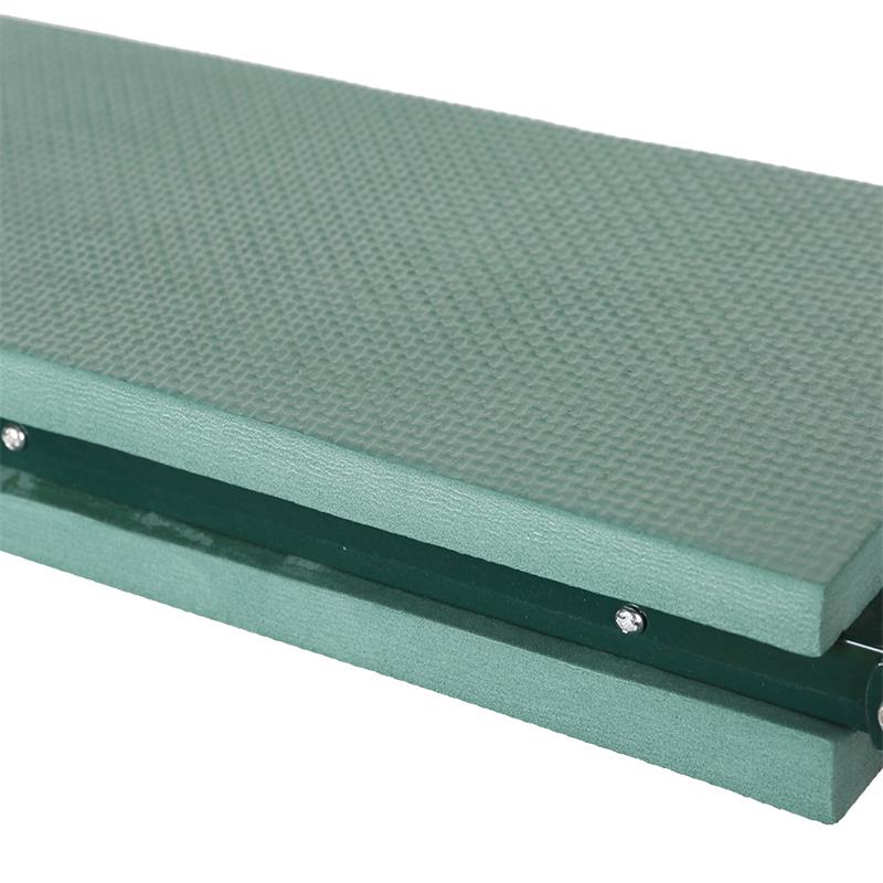 Foldable Garden Kneeler and Seat with Steel Handles and Tool Pouches, 330lb Capacity