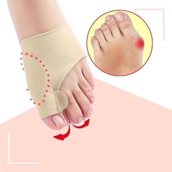 Bunion Corrector Sleeve with Toe Separator Pad and Hypoallergenic Material