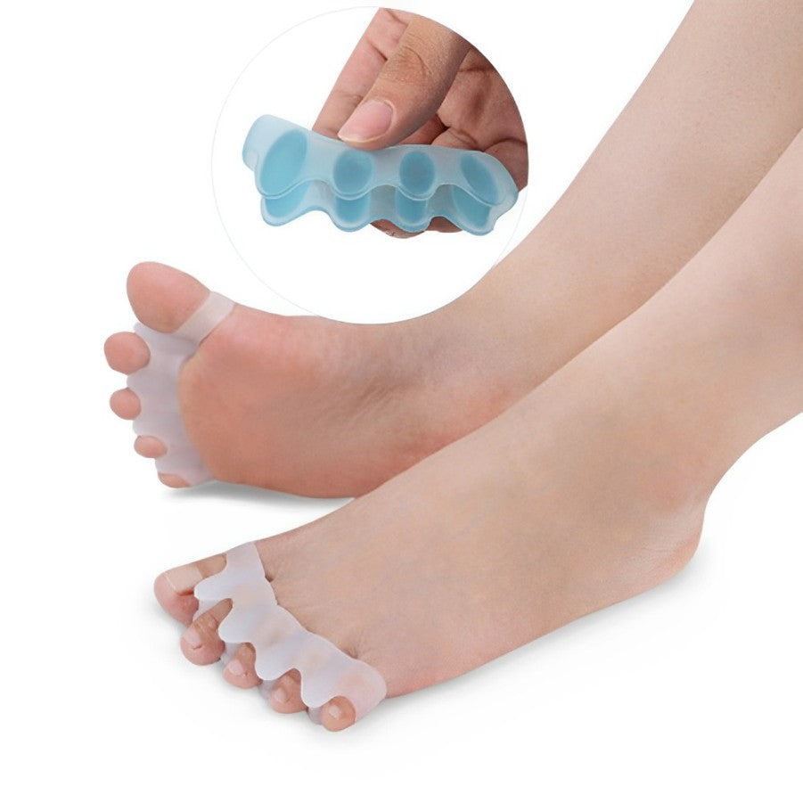 Silicone Toe Splint with Arch Support and Toe Separators for Hammer Toe Relief