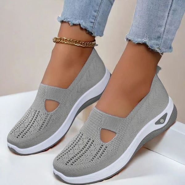 Breathable Slip On Shoes with Orthopedic Support and Non Slip Outsole