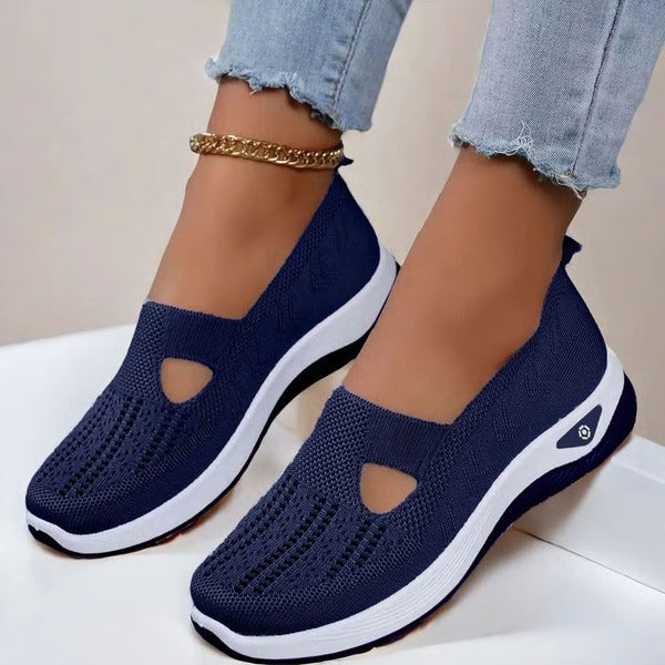 Breathable Slip On Shoes with Orthopedic Support and Non Slip Outsole