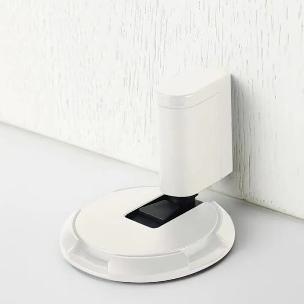Adjustable Door Stopper with Locking Mechanism and Zinc Alloy Construction