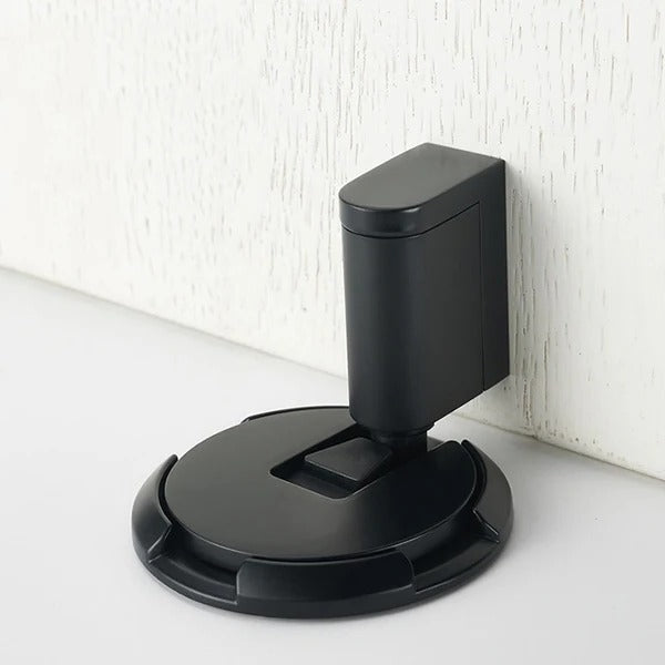 Adjustable Door Stopper with Locking Mechanism and Zinc Alloy Construction