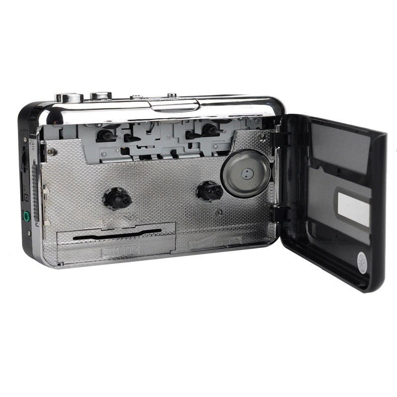 Cassette Tape to USB Converter with MP3 Recording and Stereo Playback