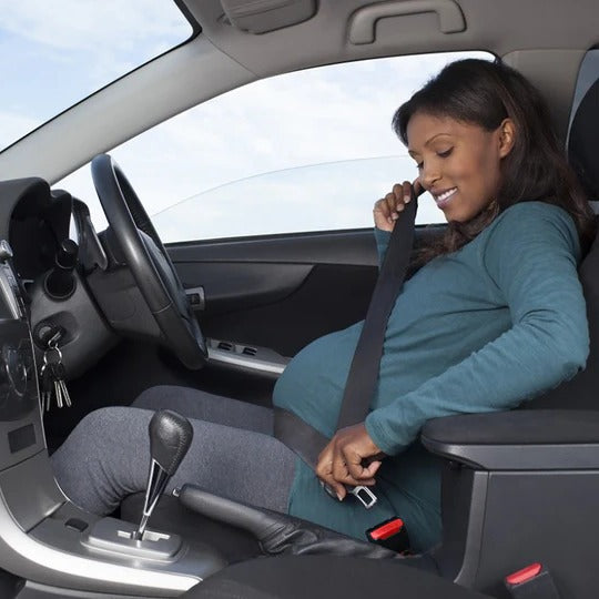 Seat Belt Clip Extender with Extended Reach and Metal Tongue Insert, Pack of 2