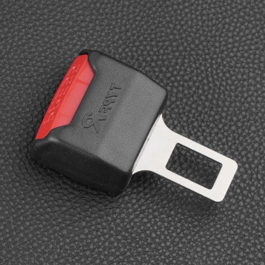 Seat Belt Clip Extender with Extended Reach and Metal Tongue Insert, Pack of 2