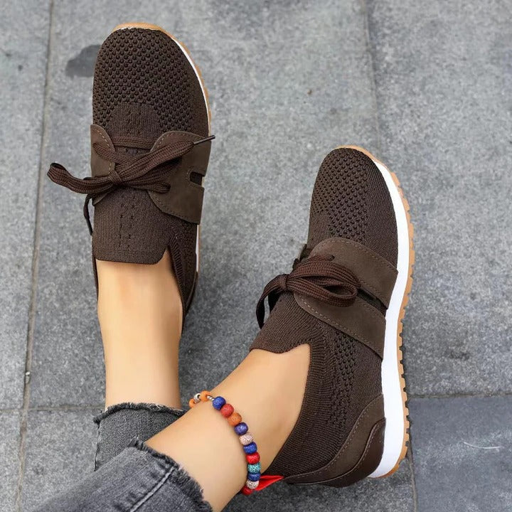 Orthopedic Walking Shoes with Gel-Filled Sole and Built-In Arch Support