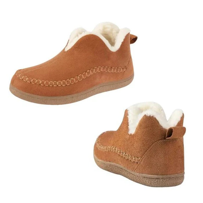 Insulated Winter Shoes with Orthopedic Arch Support and Anti-Slip Tread