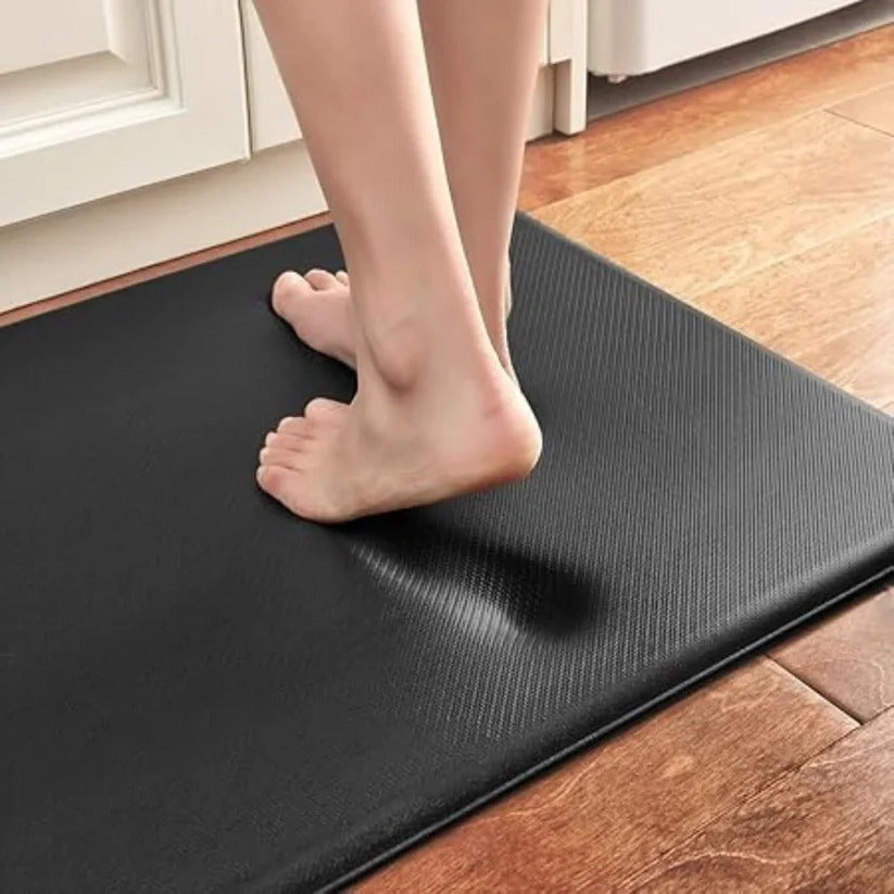 Anti Fatigue Kitchen Mat with Cushioned Foam and Textured Rubber Grip