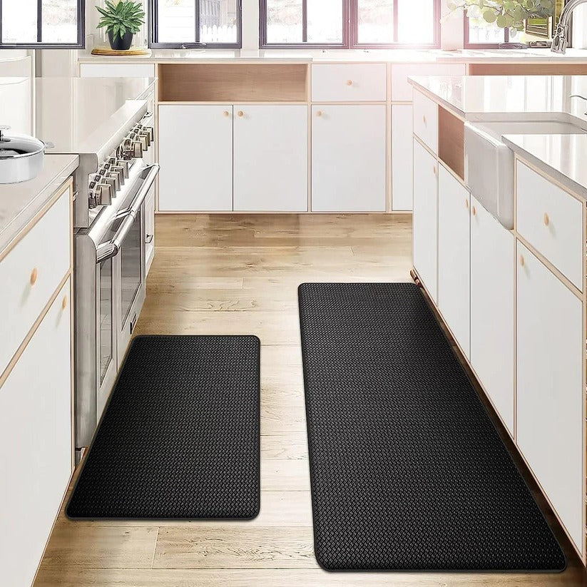 Anti Fatigue Kitchen Mat with Cushioned Foam and Textured Rubber Grip