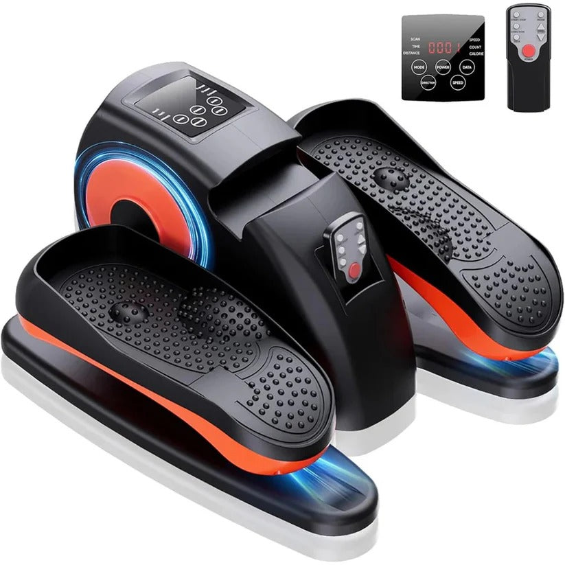 Under Desk Elliptical with 12 Speed Levels and LCD Display, Remote Control
