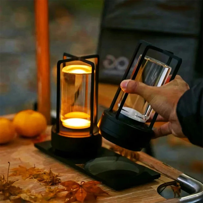 Rechargeable Table Lamp with Stepless Dimming and Dual Direction Lighting