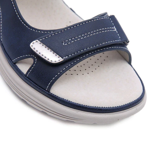 Orthopedic Platform Sandals for Women with Adjustable Straps and Arch Support