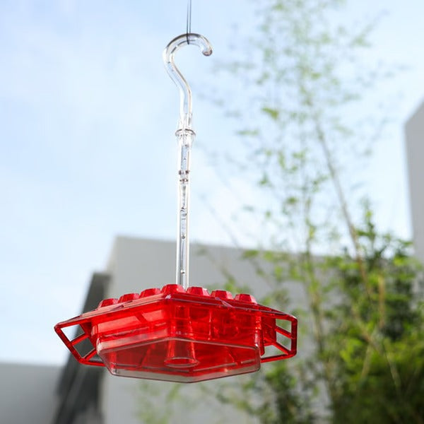 Hummingbird Feeder with Ant Moat and 30 Feeding Ports